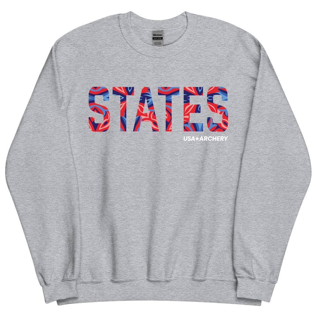 Tie Dye States Crewneck Sweatshirt