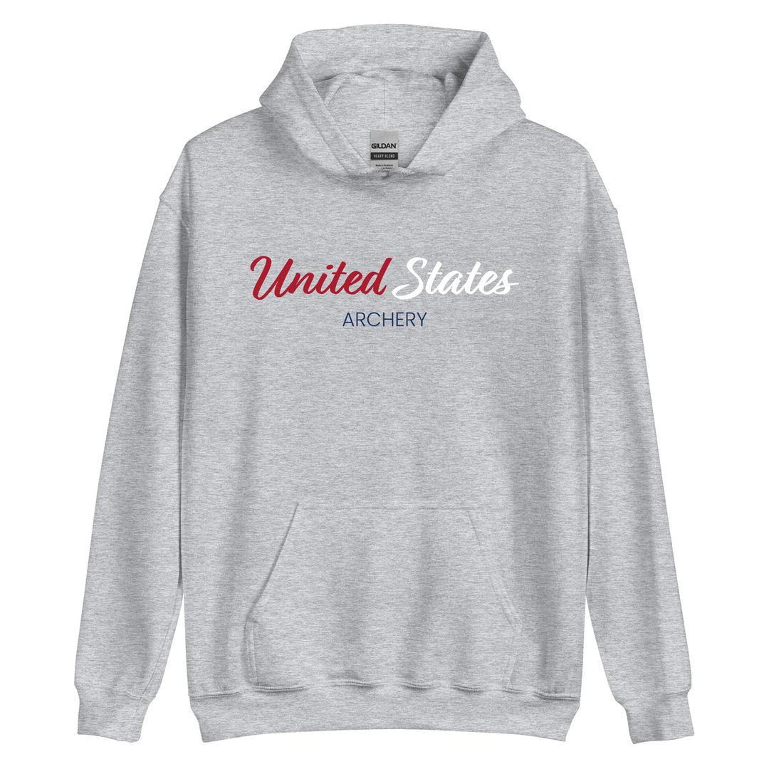 United States Archery Script Hooded Sweatshirt