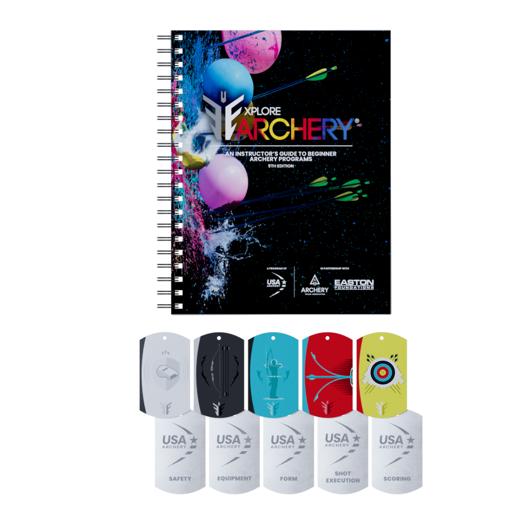 Explore Archery Instructor Book & Achievement Award Set