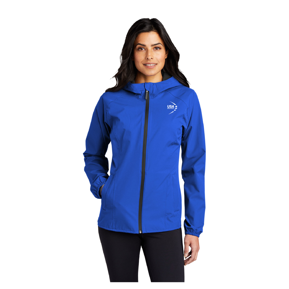 Women's fit USA Archery Insignia Rain Jacket