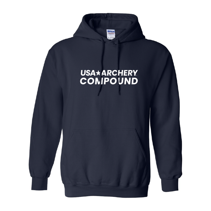 USA Archery Compound Hooded Sweatshirt