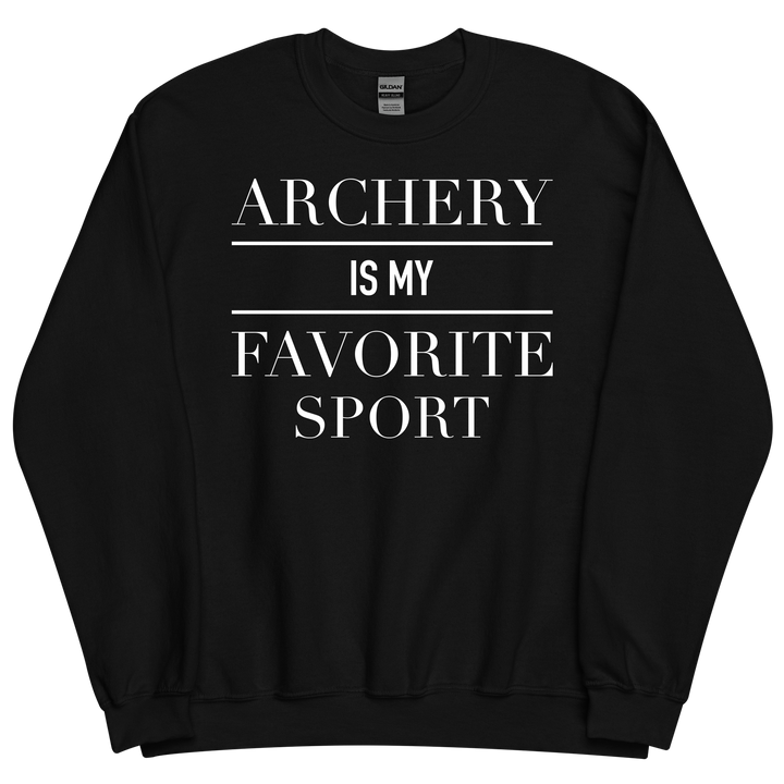 Archery is My Favorite Sport Crewneck Sweatshirt