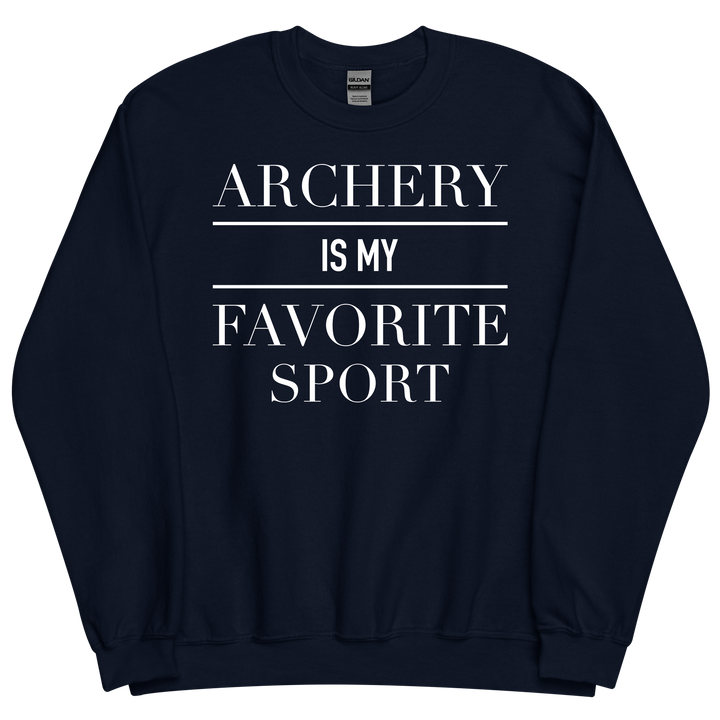 Archery is My Favorite Sport Crewneck Sweatshirt