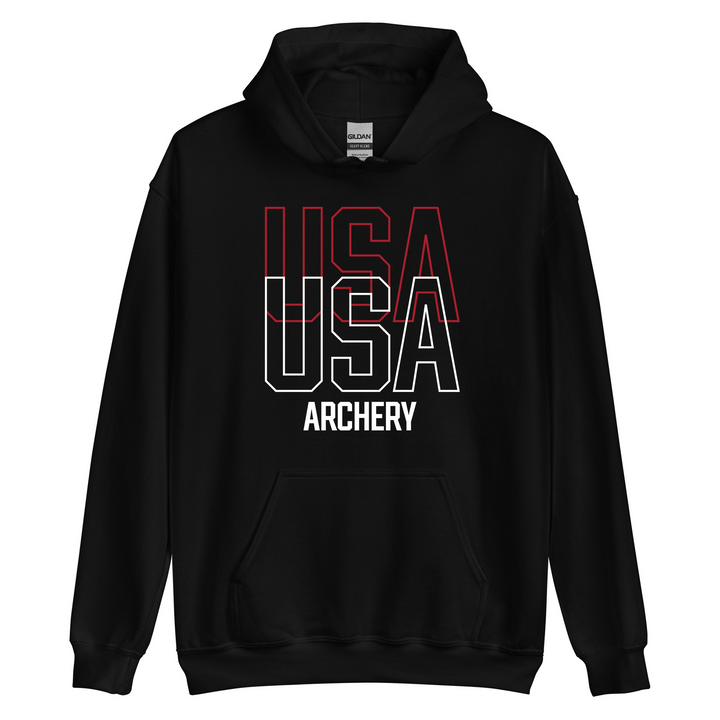 Double USA Hooded Sweatshirt