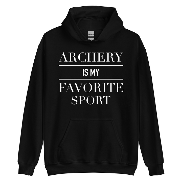 Archery is My Favorite Sport Hooded Sweatshirt
