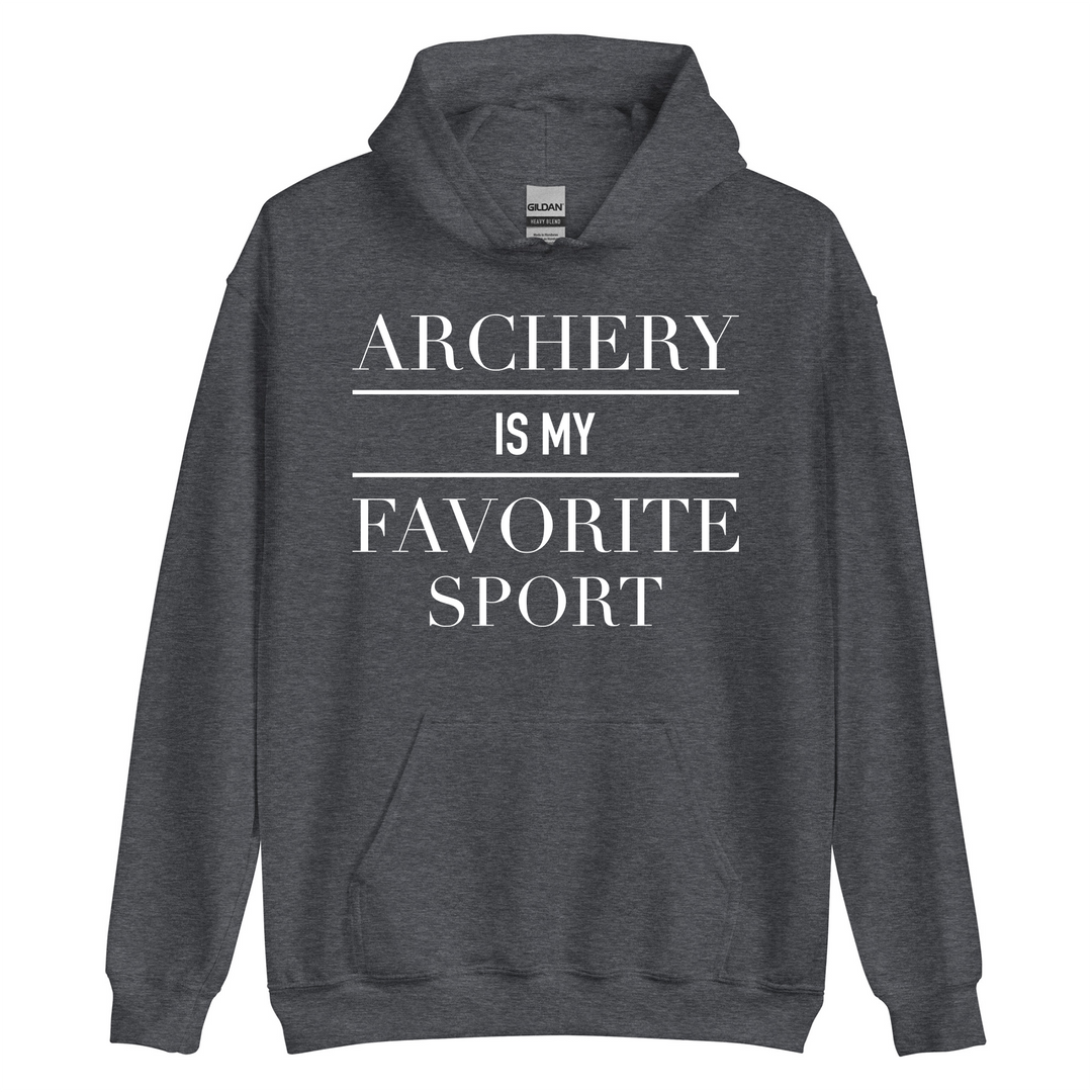 Archery is My Favorite Sport Hooded Sweatshirt