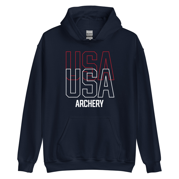 Double USA Hooded Sweatshirt