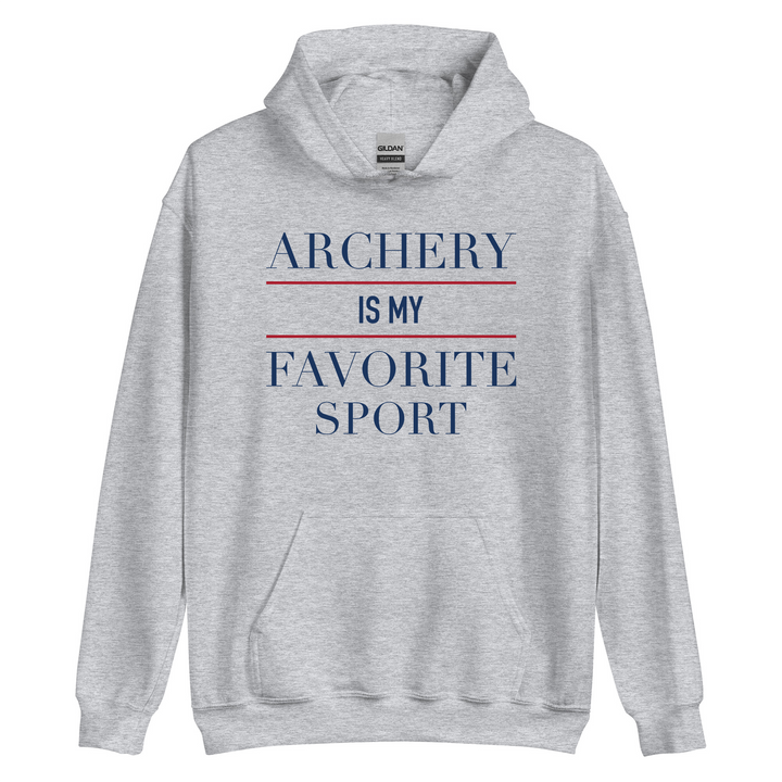 Archery is My Favorite Sport Hooded Sweatshirt