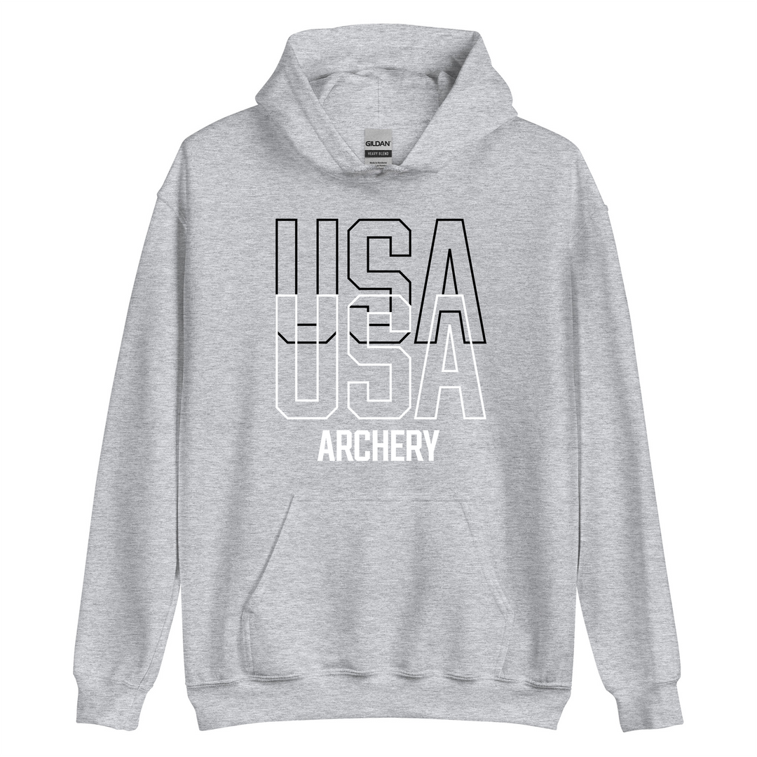 Double USA Hooded Sweatshirt