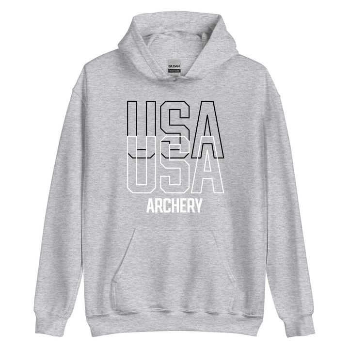 Double USA Hooded Sweatshirt