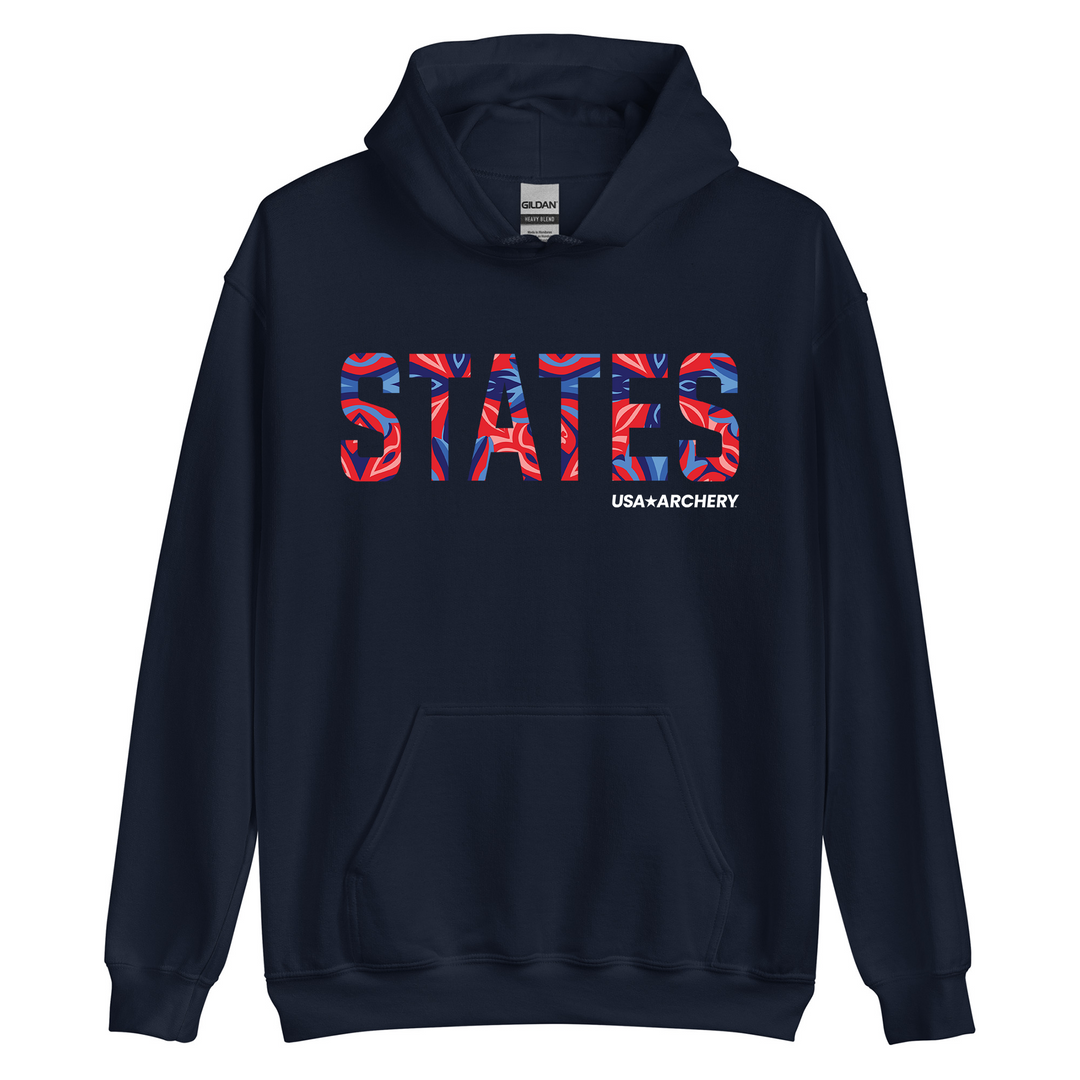 Tie Dye States Hooded Sweatshirt