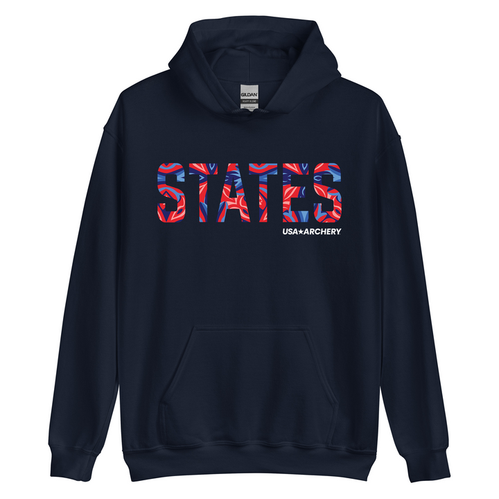 Tie Dye States Hooded Sweatshirt