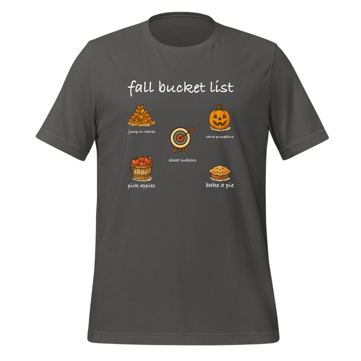 Fall Bucket List T-shirt