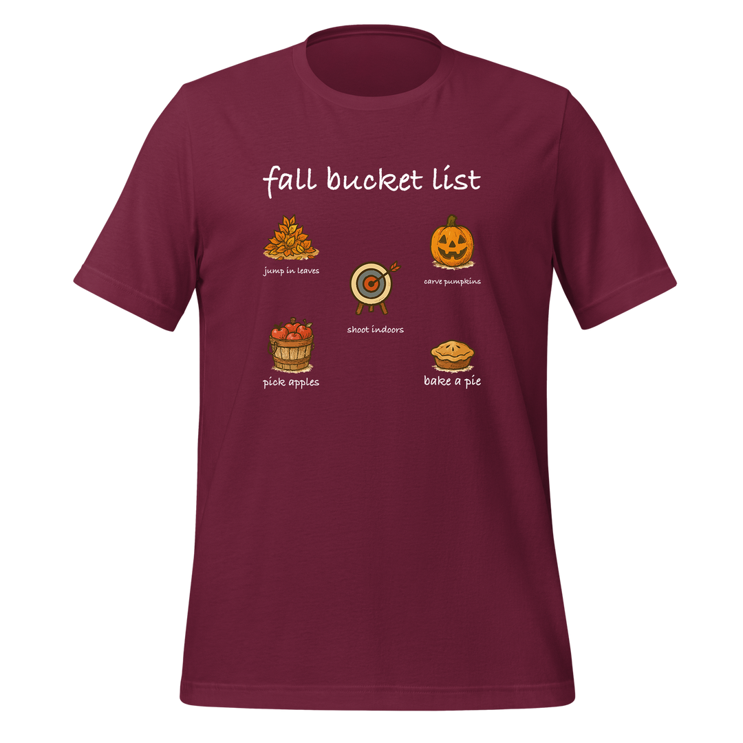 Fall Bucket List T-shirt