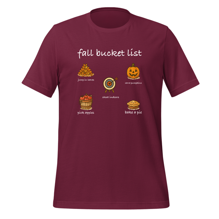 Fall Bucket List T-shirt