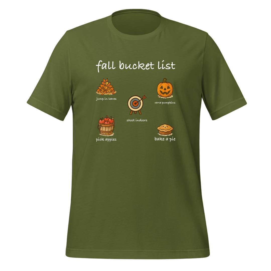 Fall Bucket List T-shirt