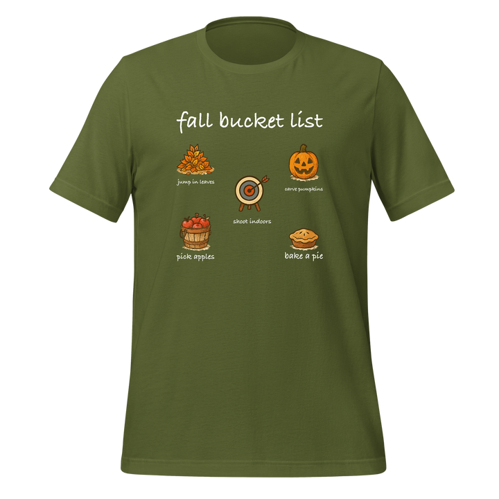 Fall Bucket List T-shirt