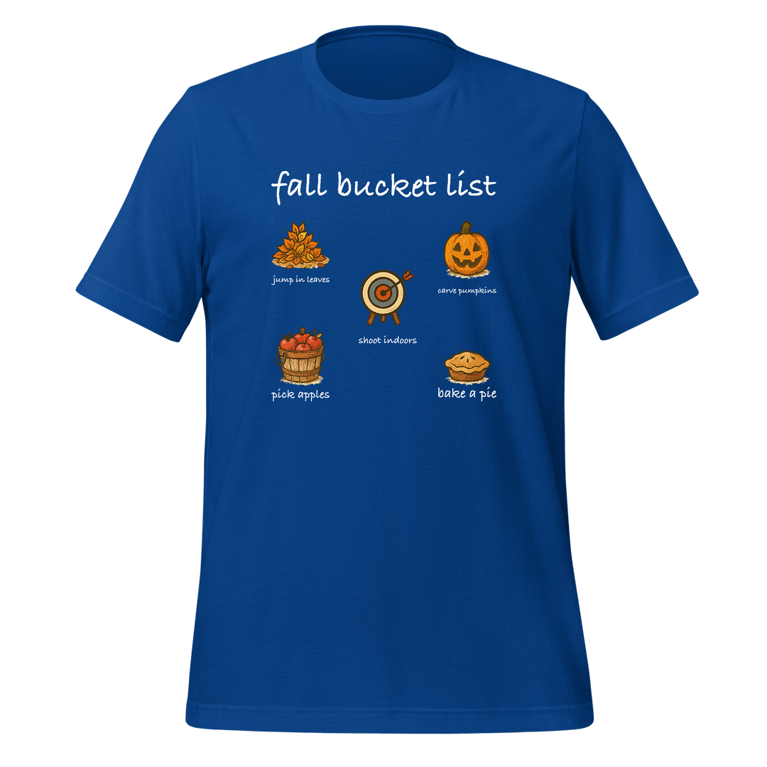 Fall Bucket List T-shirt