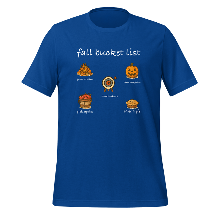 Fall Bucket List T-shirt