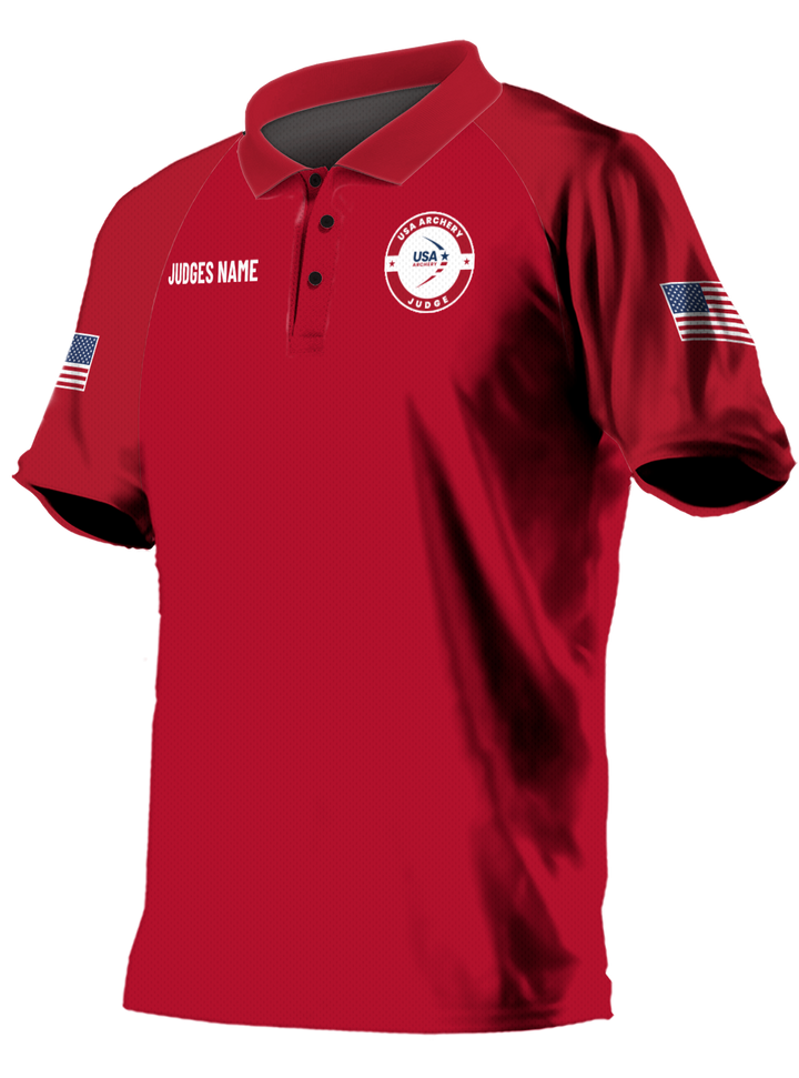 Custom USA Archery Judge Polo