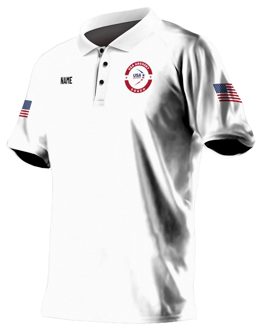 Custom USA Archery Coach Polo