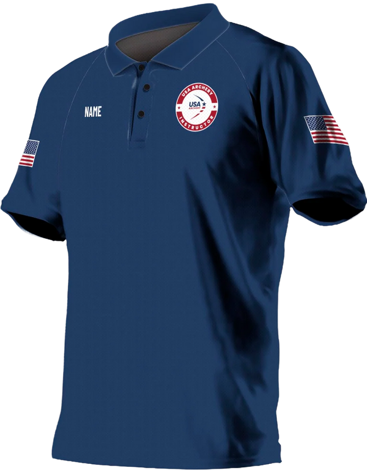 Custom USA Archery Instructor Polo