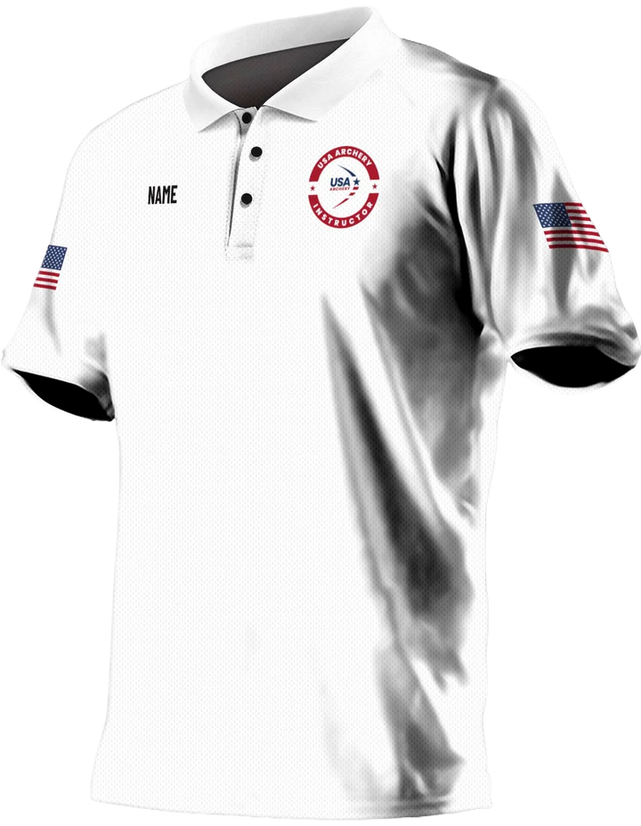 Custom USA Archery Instructor Polo