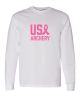 Breast Cancer Awareness - Athletic Lettering - Long Sleeve