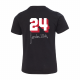 24 Paris Youth Tee - Jordan White - Black