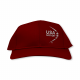 USA Archery Red Premium Curved Visor Snapback Hat