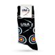 Women's and Youth USA Archery Target Socks